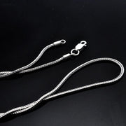 21.7" Snake Chain 925 Sterling Silver Necklace