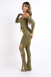 Cutout ribbed set - MerseSlay 