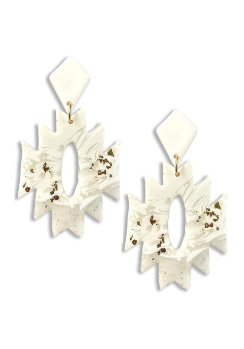 Rodeo western aztec shape dangle earring - MerseSlay 