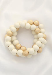 Metal Wood Bead Bracelet - MerseSlay 