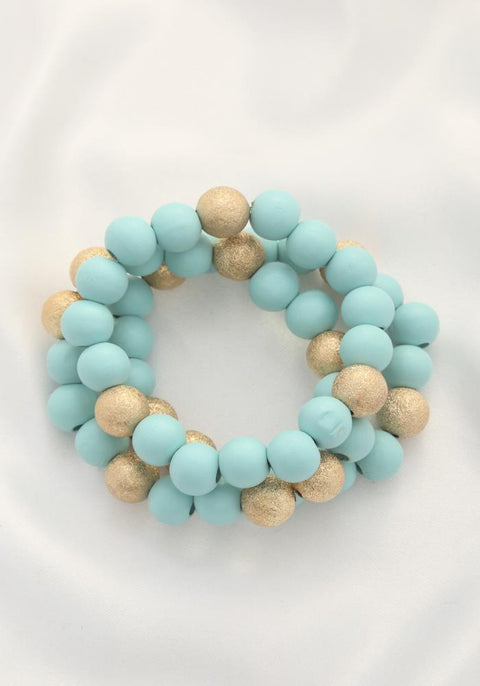 Metal Wood Bead Bracelet - MerseSlay 