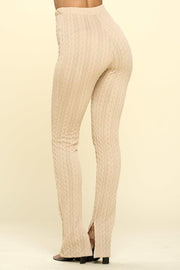 Knit High Rise Leggings - MerseSlay 