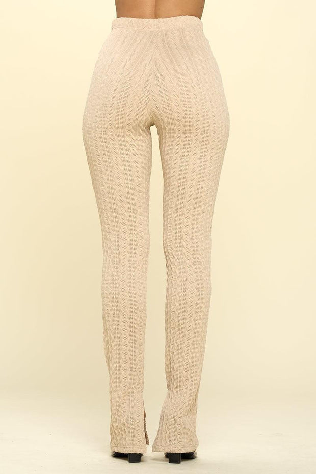 Knit High Rise Leggings - MerseSlay 