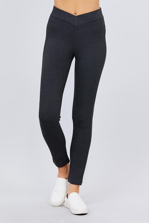 Mid-rise Ponte Pants - MerseSlay 