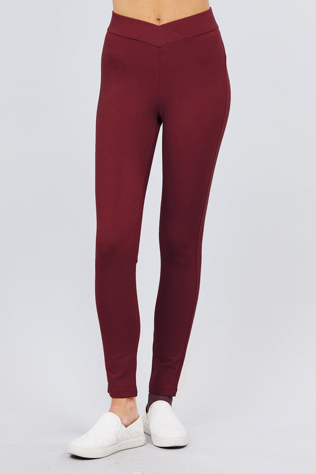 Mid-rise Ponte Pants - MerseSlay 