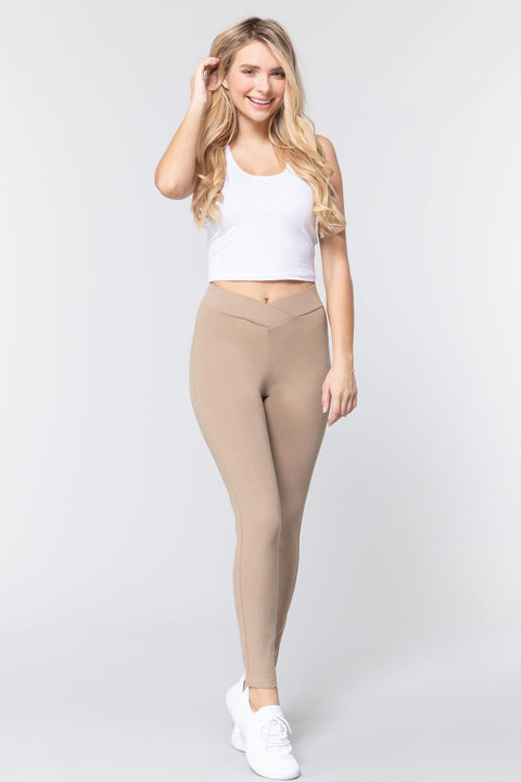 Mid-rise Ponte Pants - MerseSlay 