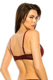 Coverage Lace Trim Bra - MerseSlay 